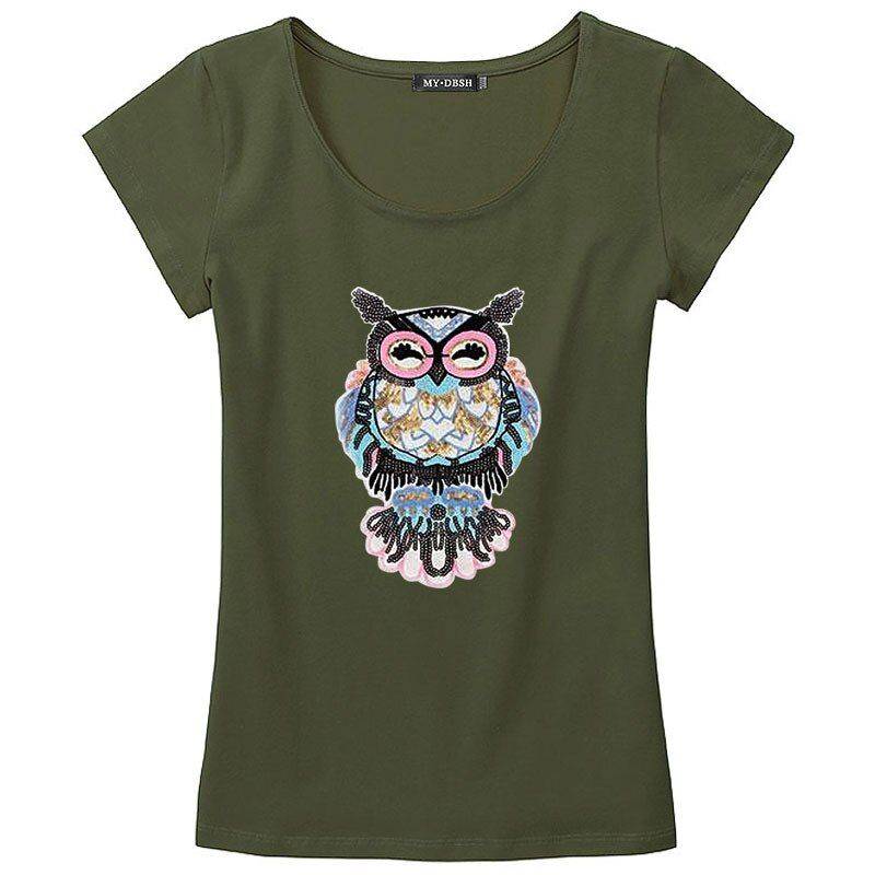 Plus Size Cute Tshirts Cotton Tops Fashion Cartoon