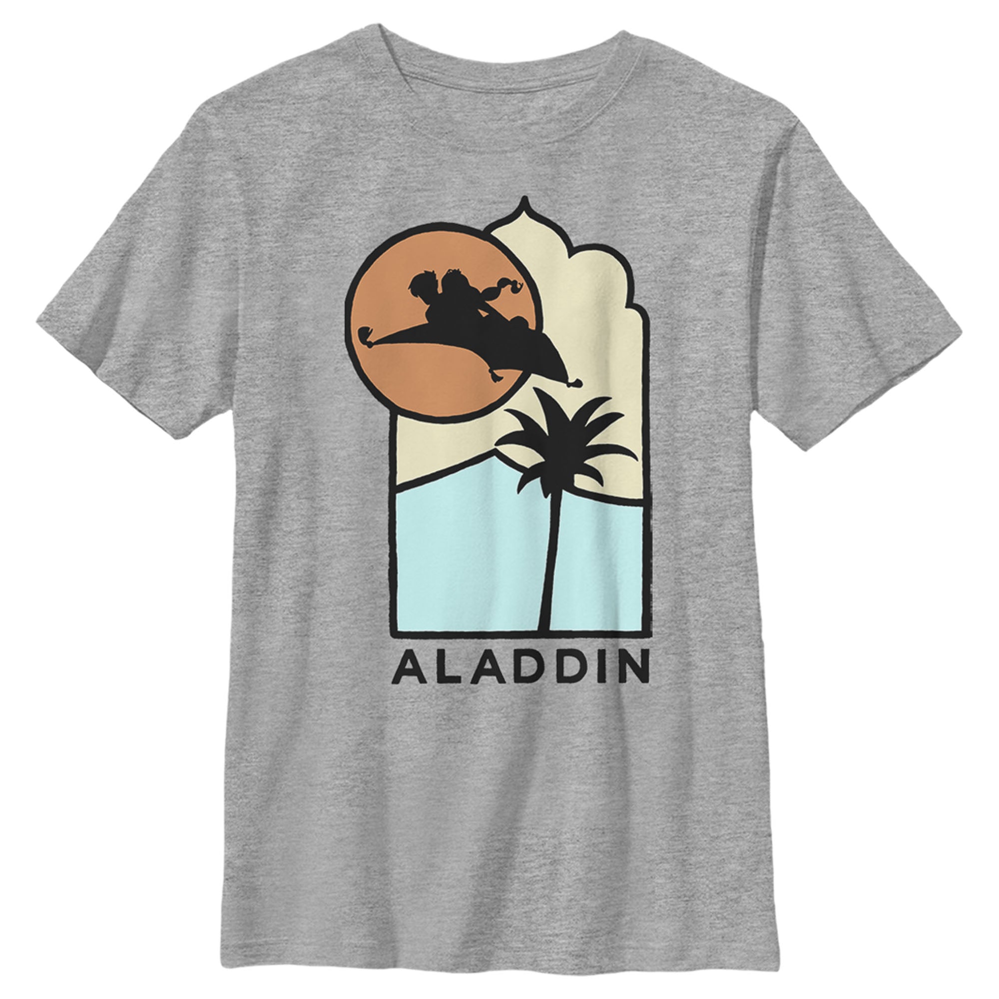 Boy’S Aladdin Aladdin Block Carpet Ride T-Shirt