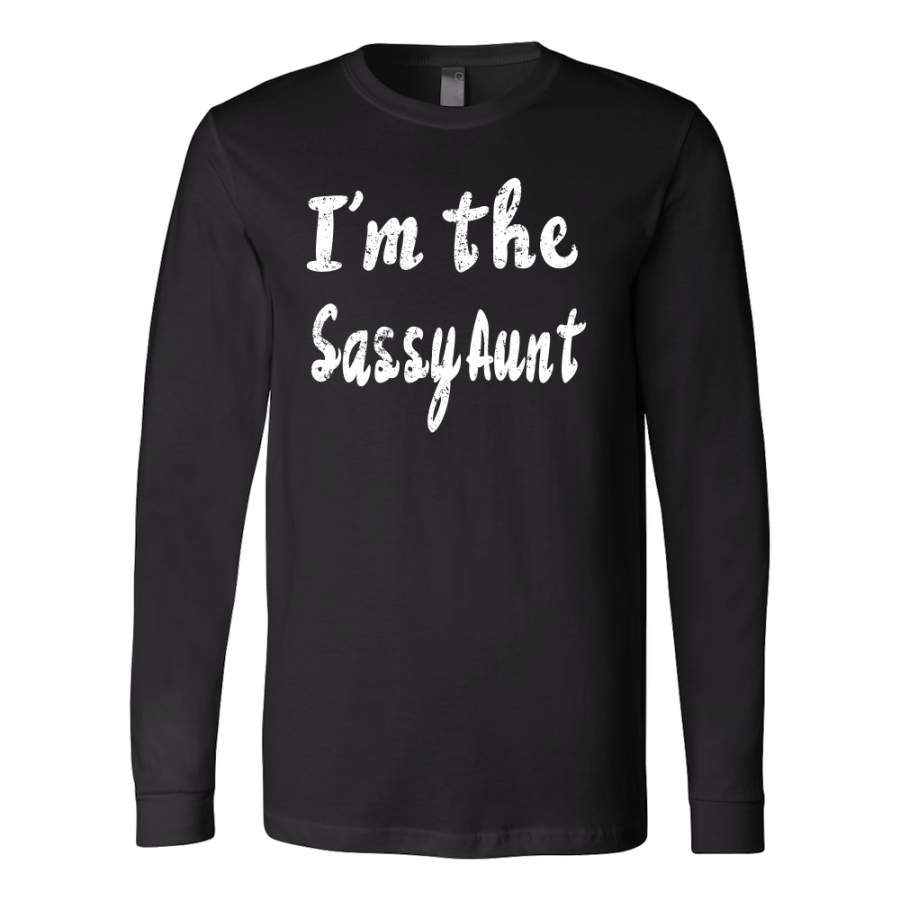 Couple Collection – I’m the sassy aunt – Unisex Long Sleeve T Shirt – TL01201LS