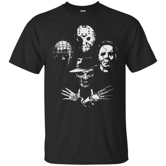 Horror Squad Jason Michael Freddy Pinhead Ultra Cotton Shirt