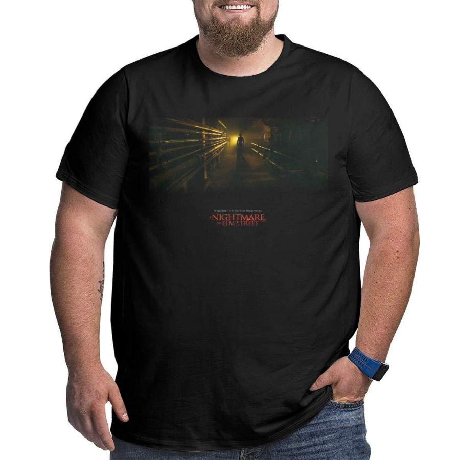 A Nightmare On Elm Street Mens Big Size Men’s T-Shirt Comfortable Short Sleeve T Shirts