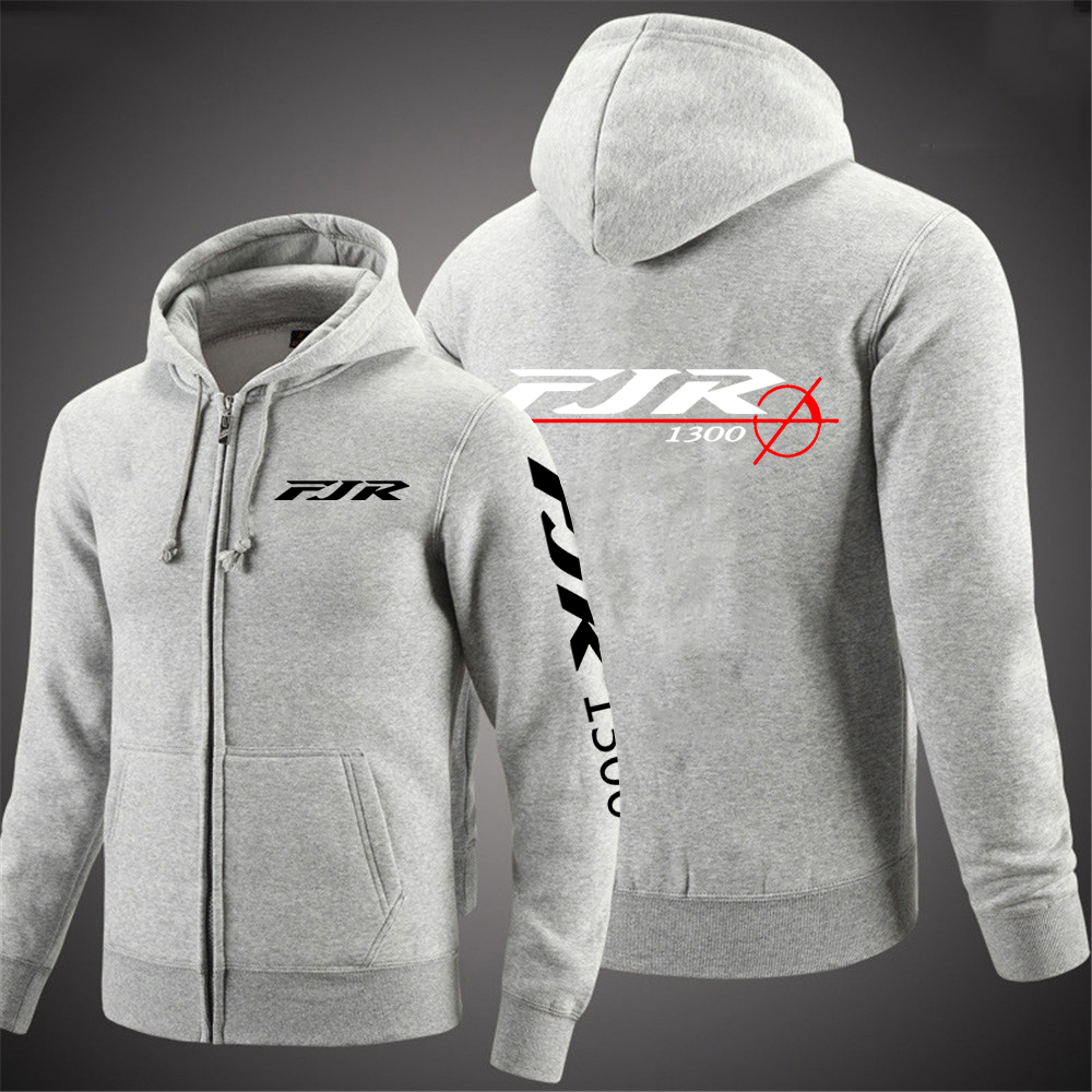 Fjr 1300 Motorcycle Hoodies Popular Hip Hop Streetwear Tops Casual Fleece Pullover Sweatshirt Solid Color Zipper Cardigan Alx Men/Women Shirtspotlight