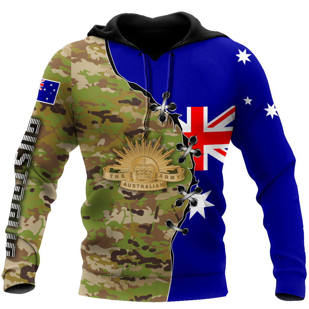 Australian Veteran 3D All Over Printed Shirts NTN10032105