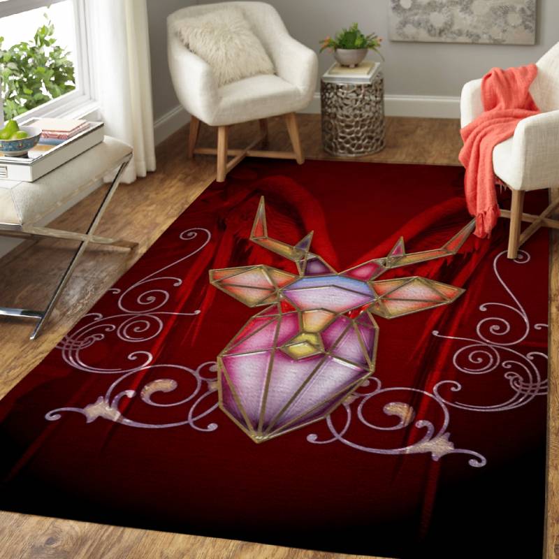 Wonderful deer head – Animals Area Rug Carpet