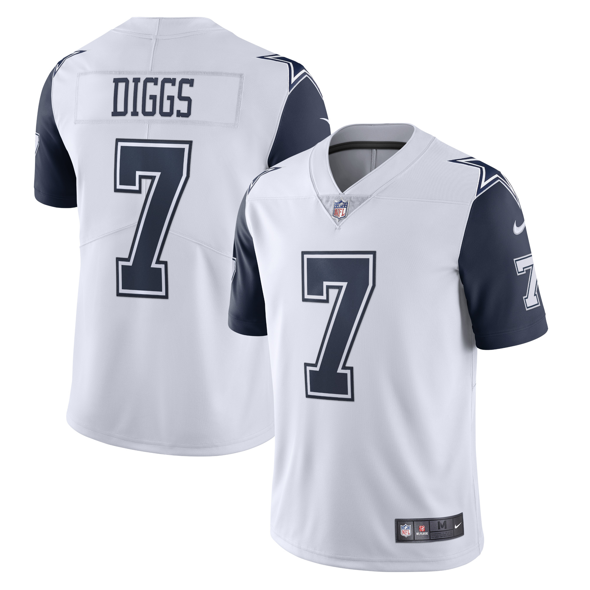 Men’s Dallas Cowboys Trevon Diggs White Limited Vapor Jersey