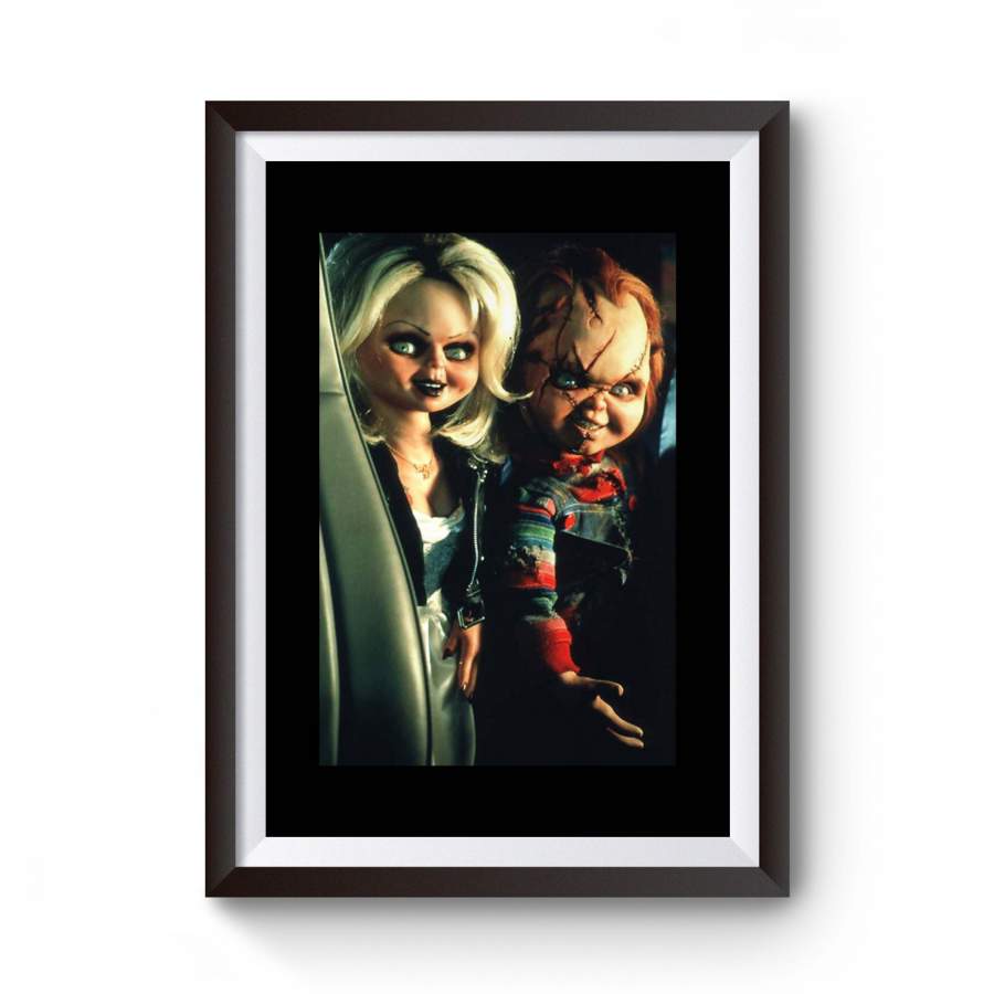Horror Chucky And Tiffany Halloween Poster