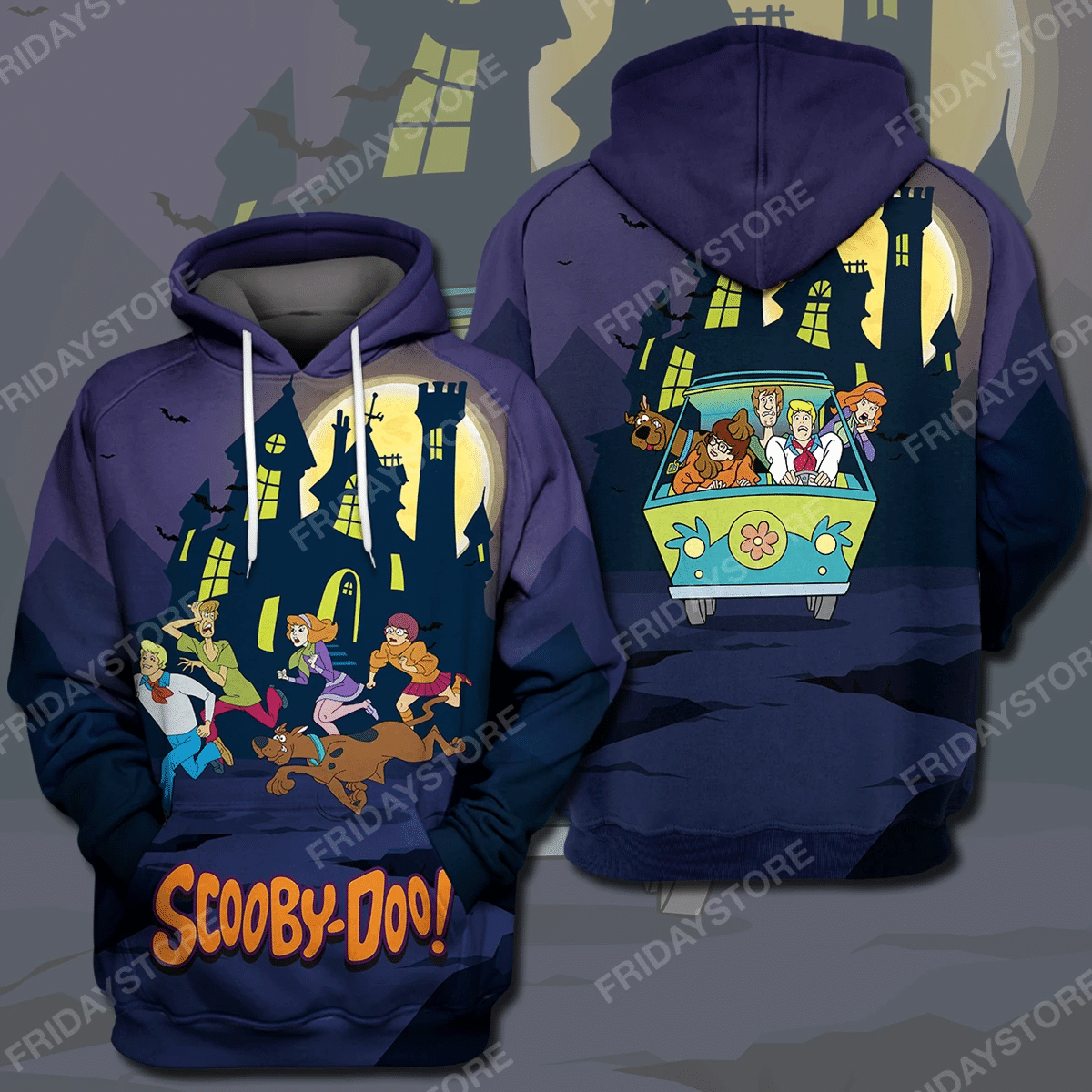 Scooby Doo Hoodie Scooby Dog And Friends Mystery Begins T-Shirt Hoodie ...