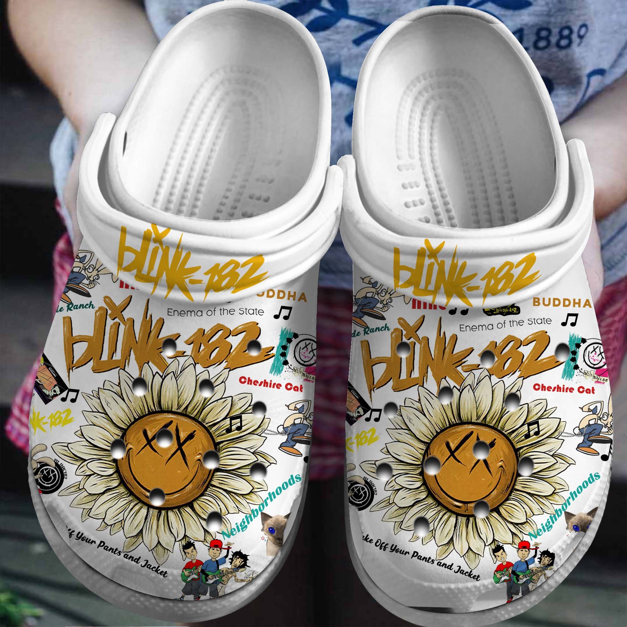 Blink-182 Band Music Crocs Crocband Clogs Shoes Comfortable For Men Women and Kids 2