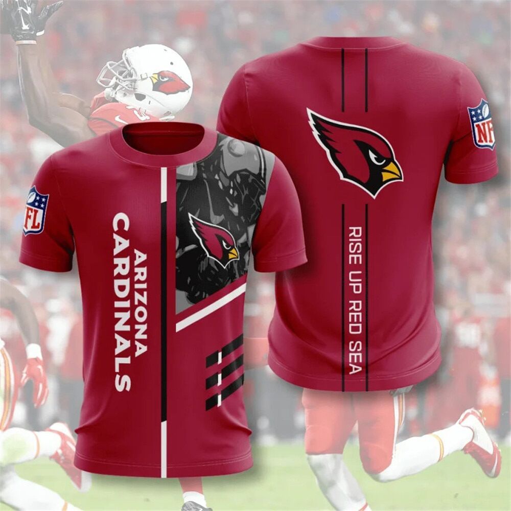 ARIZONA CARDINALS 3D PRINTED MESH T-Shirt