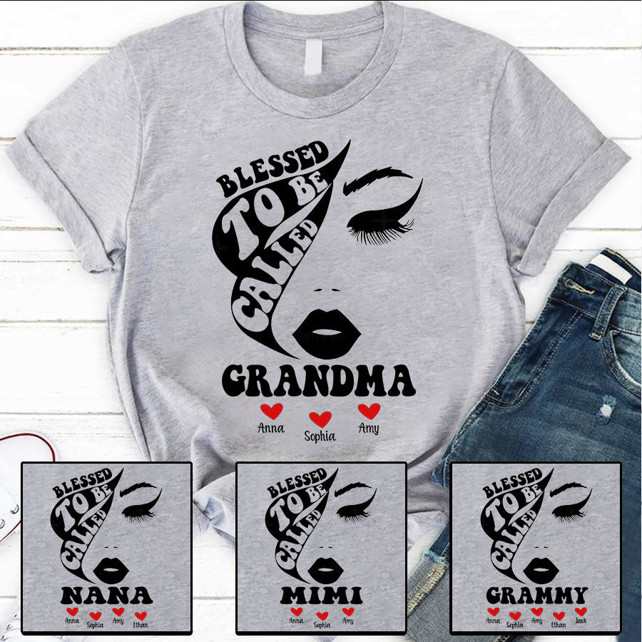 Blessed To Be Called Grandma Empowered Women T-Shirt