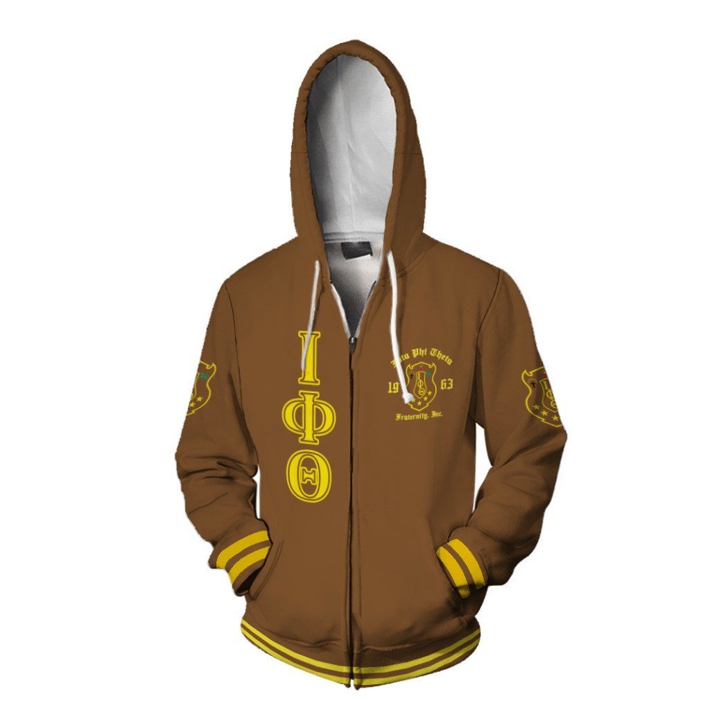 Masonstars Hoodie – Iota Phi Theta 1963 Frat Zip Hoodie J5