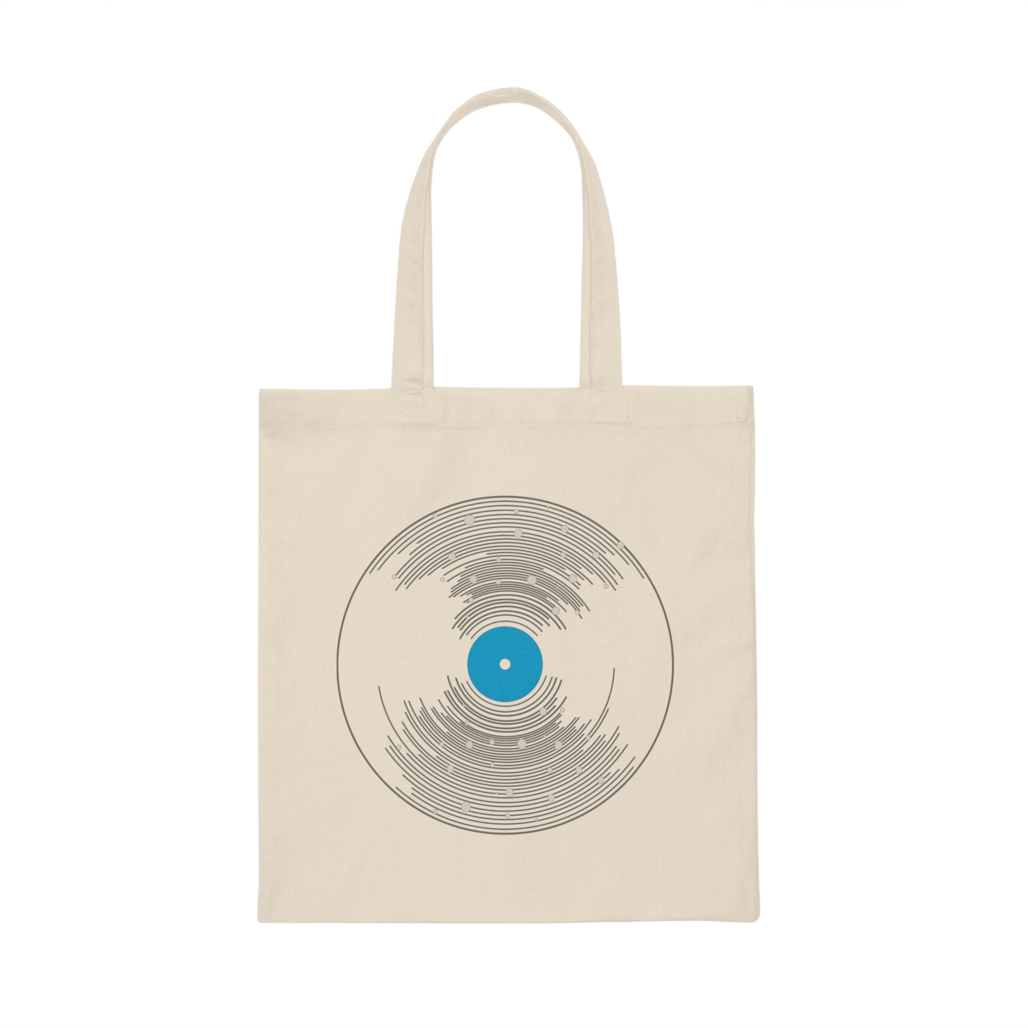 Vinil Vintage Desgins Canvas Tote Bag