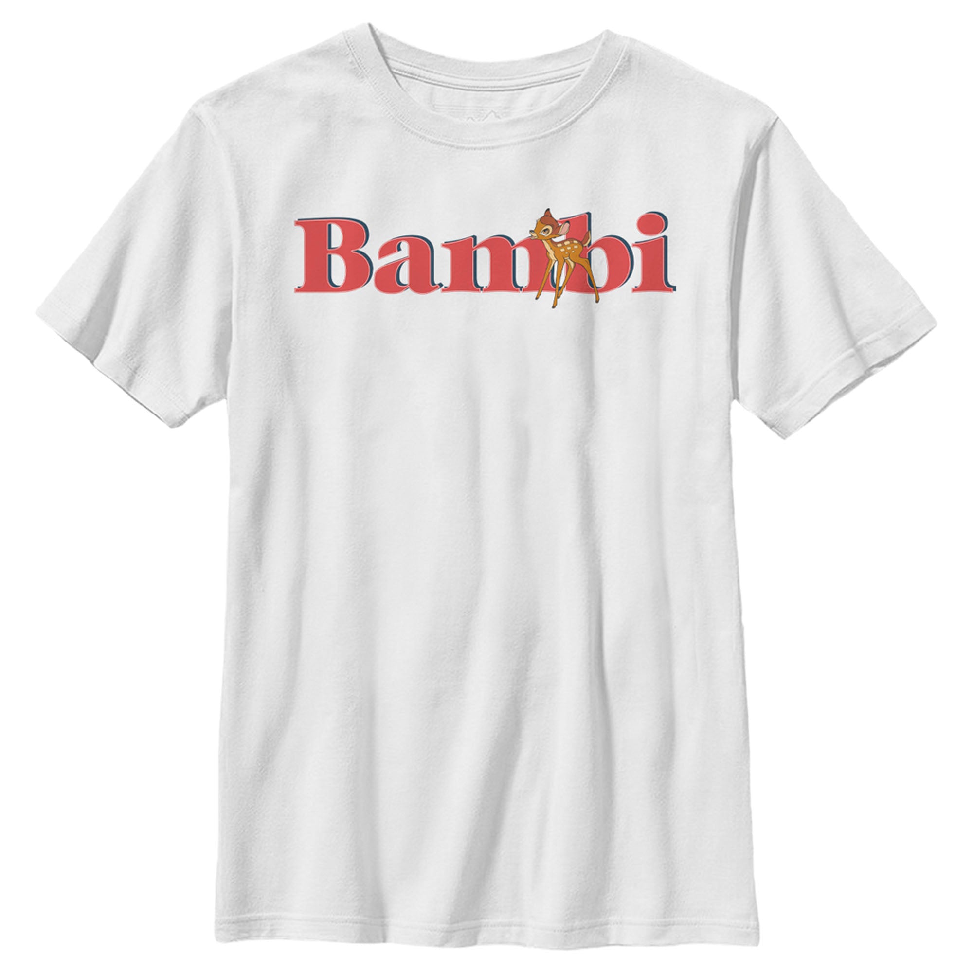 Boy’S Bambi Red Large Logo T-Shirt