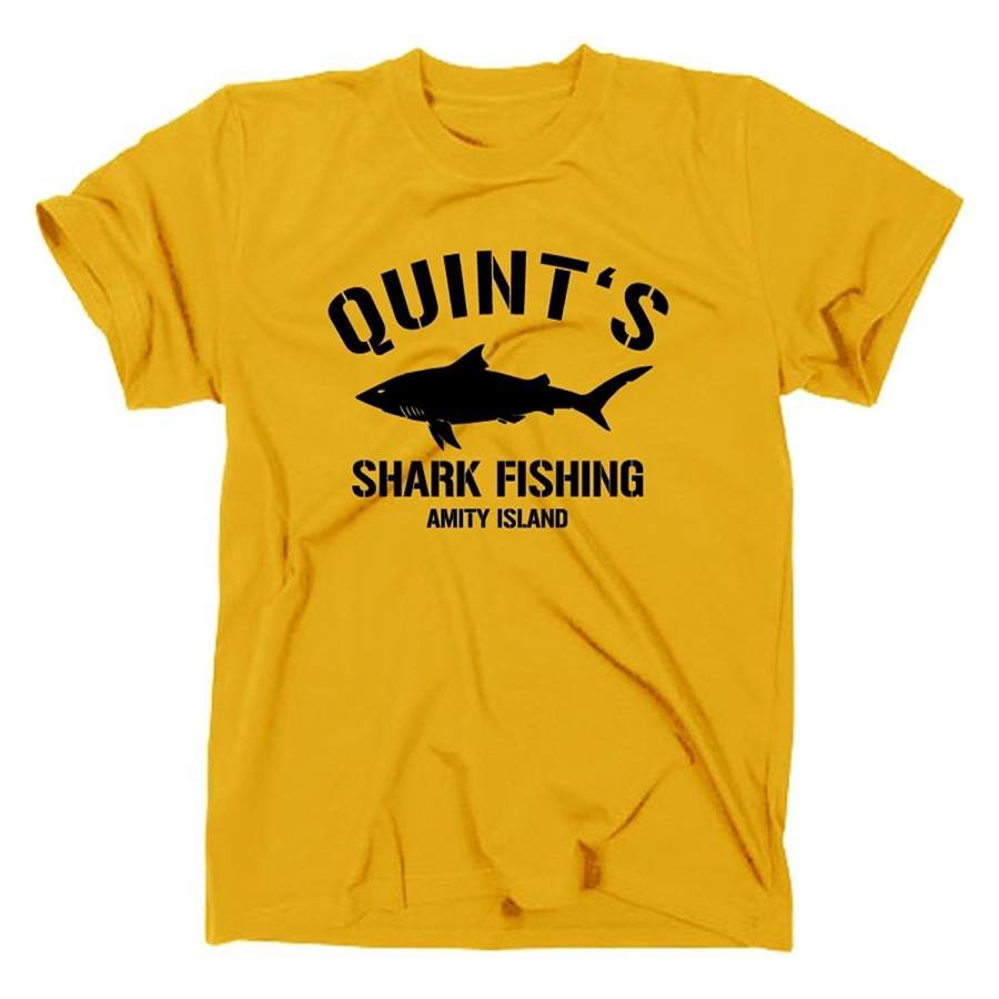 Quint’S Shark Fishing Amity Island T-Shirt