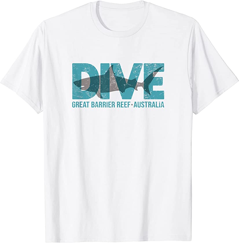 Australia Diving Great Barrier Reef Shark Dive T-Shirt