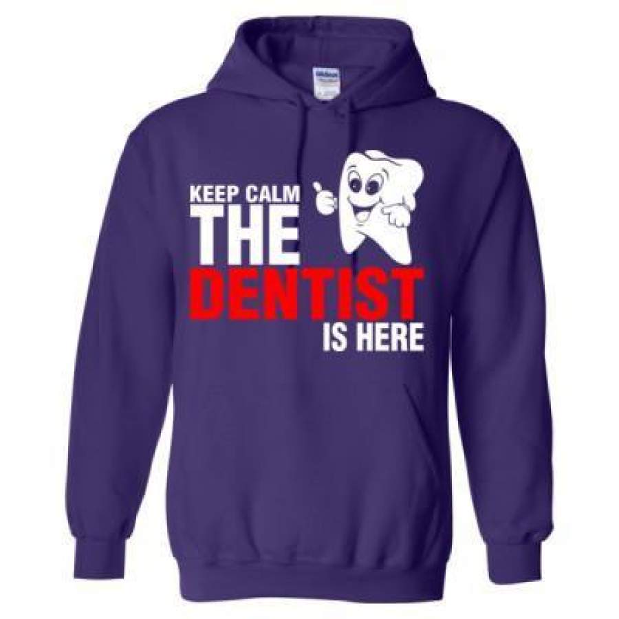 AGR Keep Calm The Dentist Is Here – Heavy Blend™ Hooded Sweatshirt