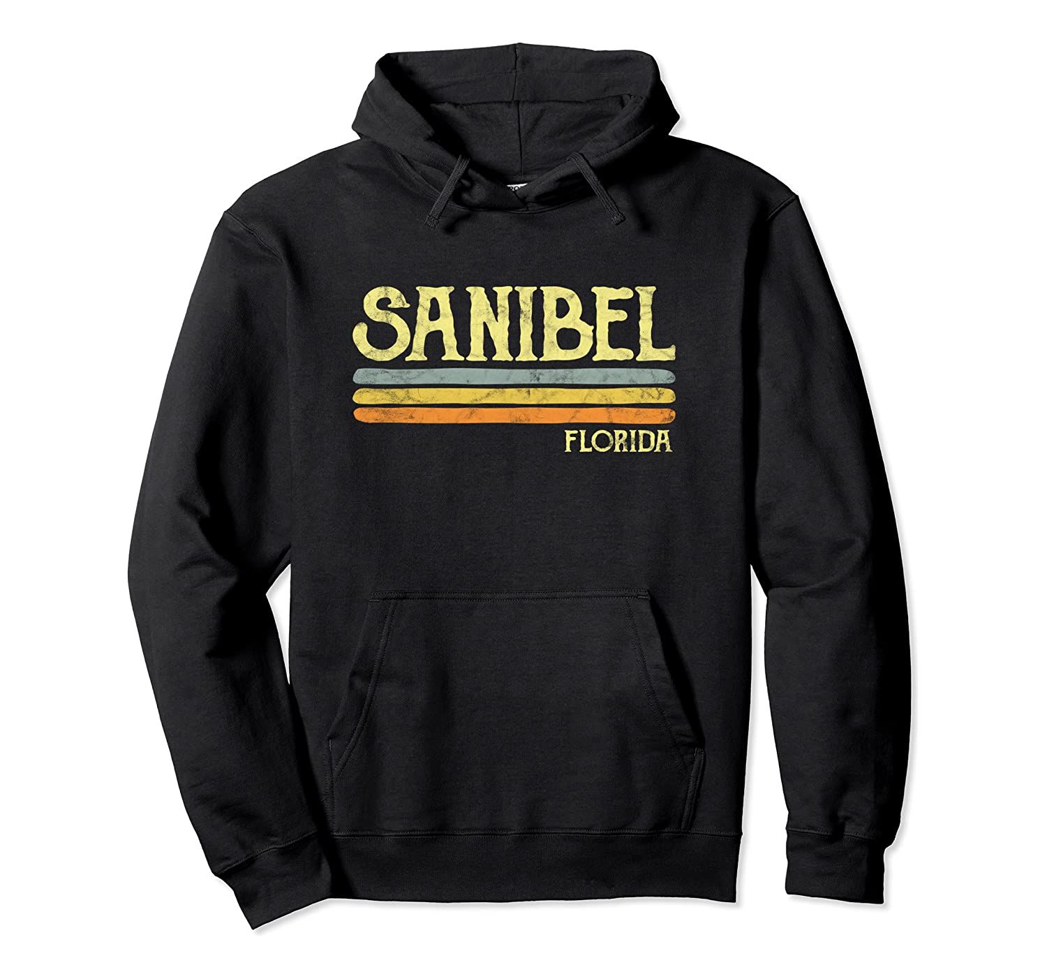 Vintage Sanibel Florida FL Gift Love Souvenir Pullover Hoodie, T-Shirt, Sweatshirt