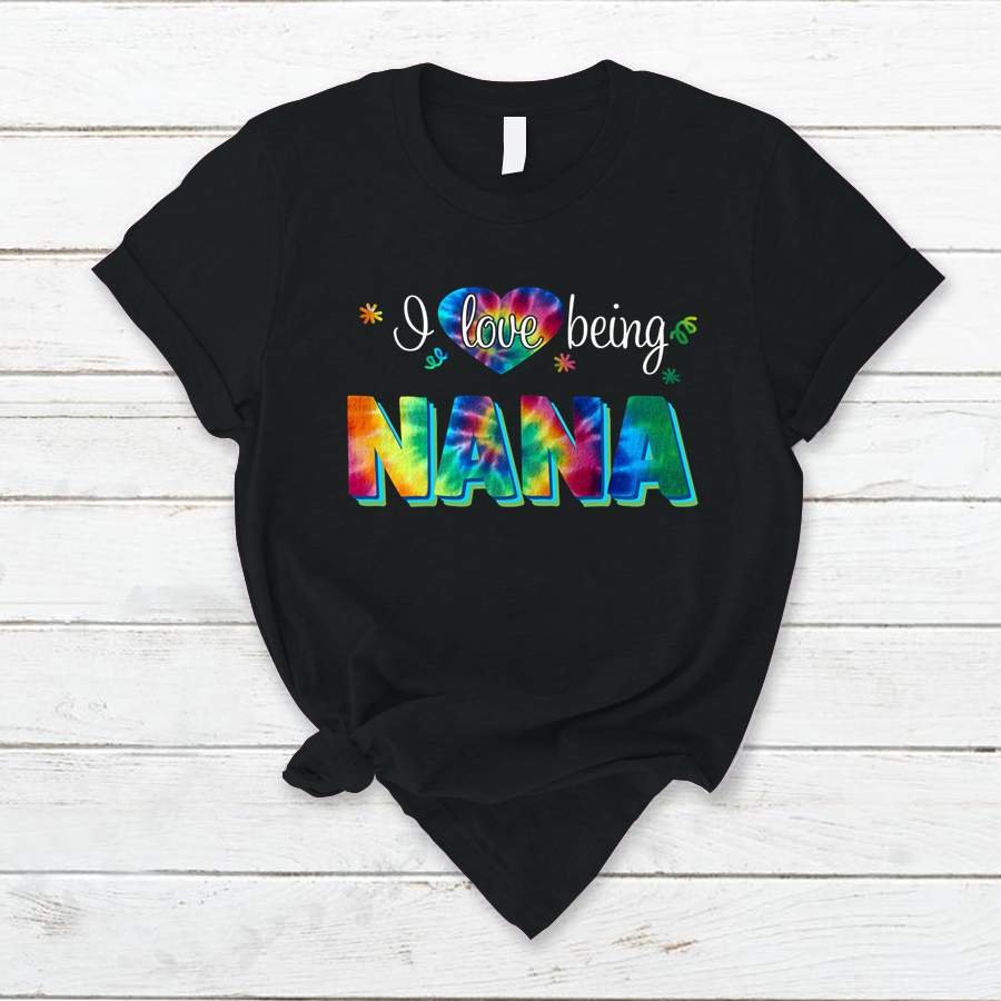 Personalized I Love Being Nana Shirt