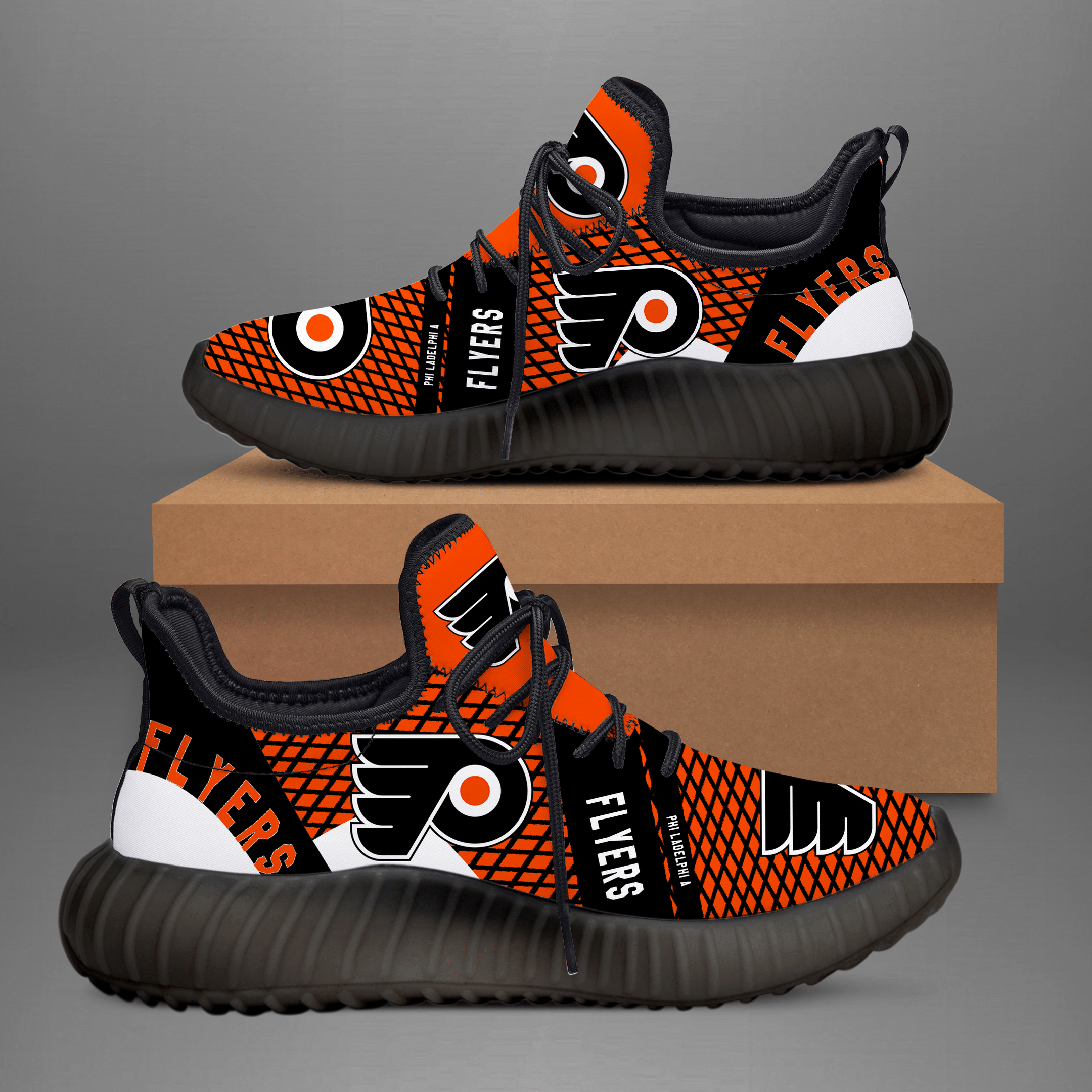 The Philadelphia Flyers Yz Boost Shoes -V4