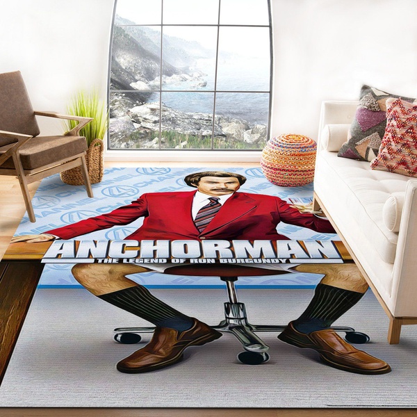 Anchorman One Sheet Area Rug For Gift, Living Room Rug – US Gift Decor