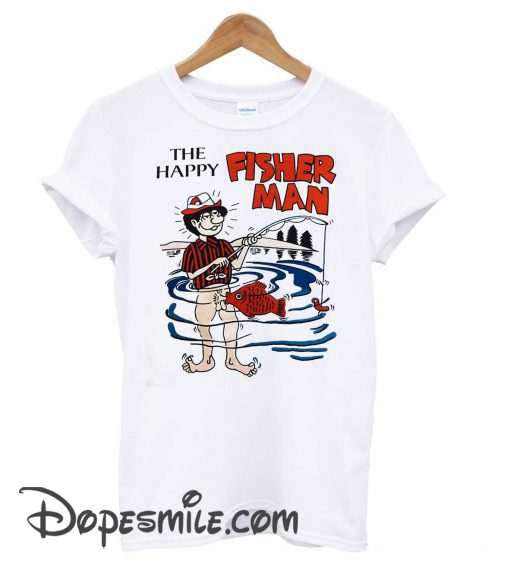 The Happy Fisherman New cool T shirt