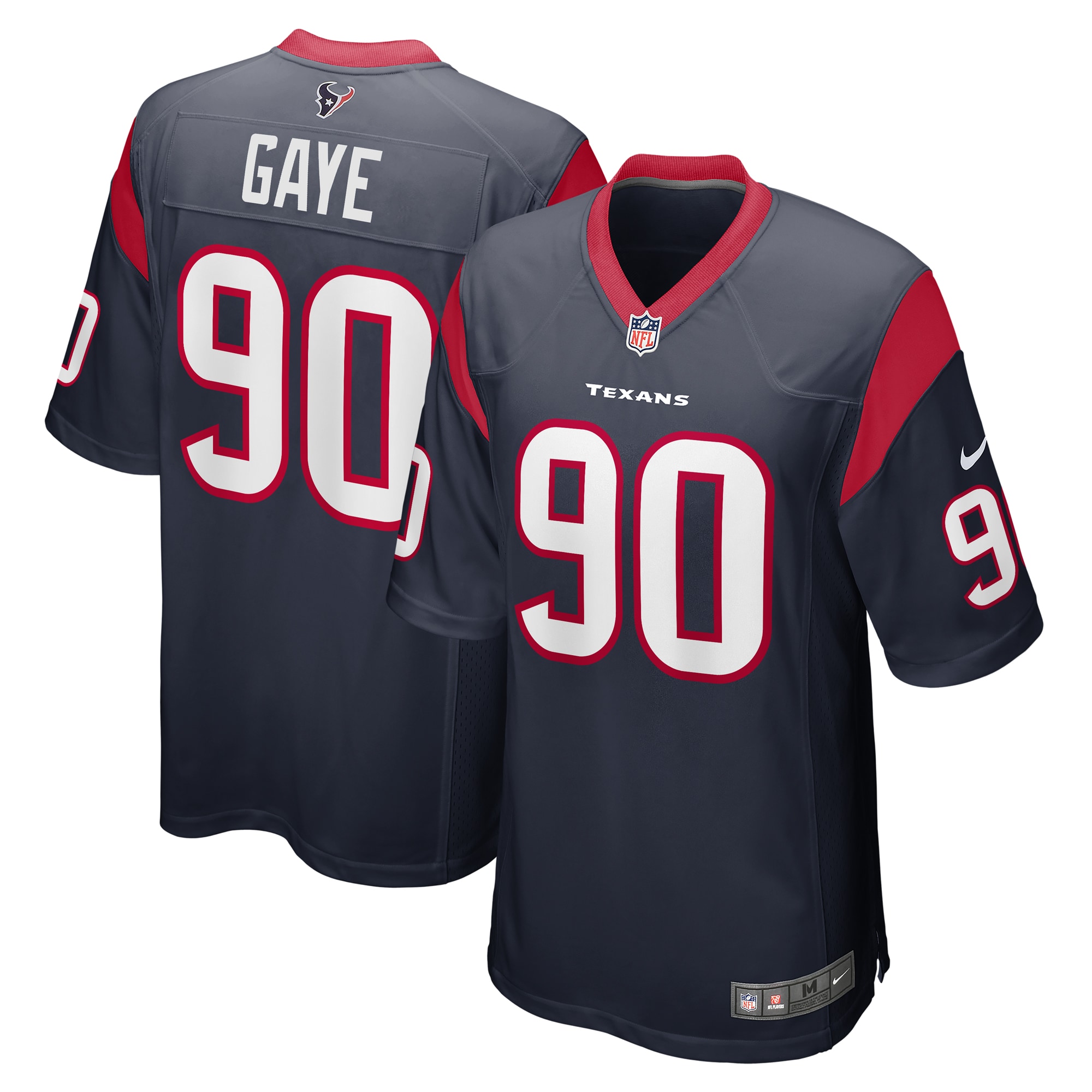 Men’s Houston Texans Ali Gaye  Navy Team Game Jersey