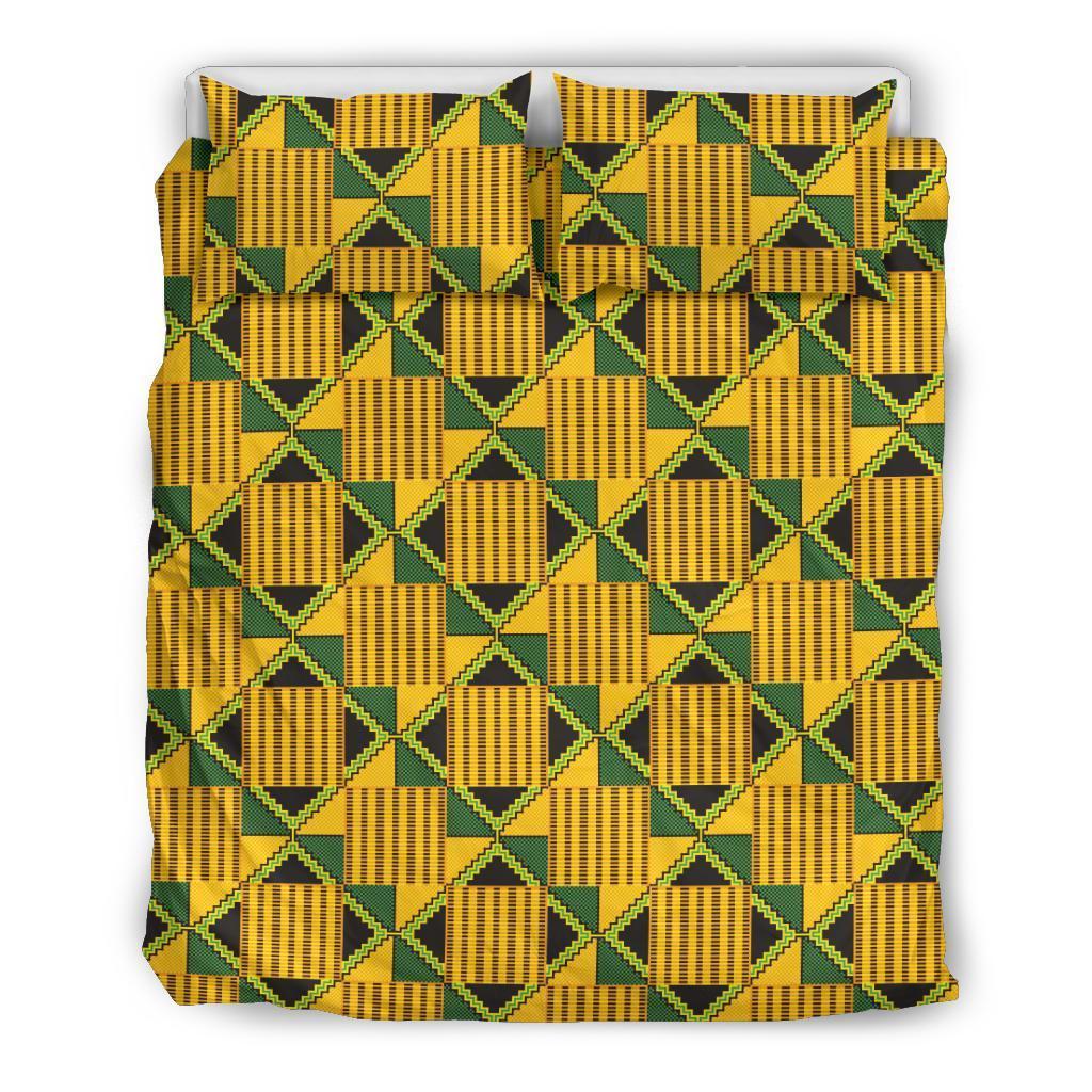 Greek Life Bedding Set – Kente Cloth Apremoo Duvet Cover & Pillow Cases