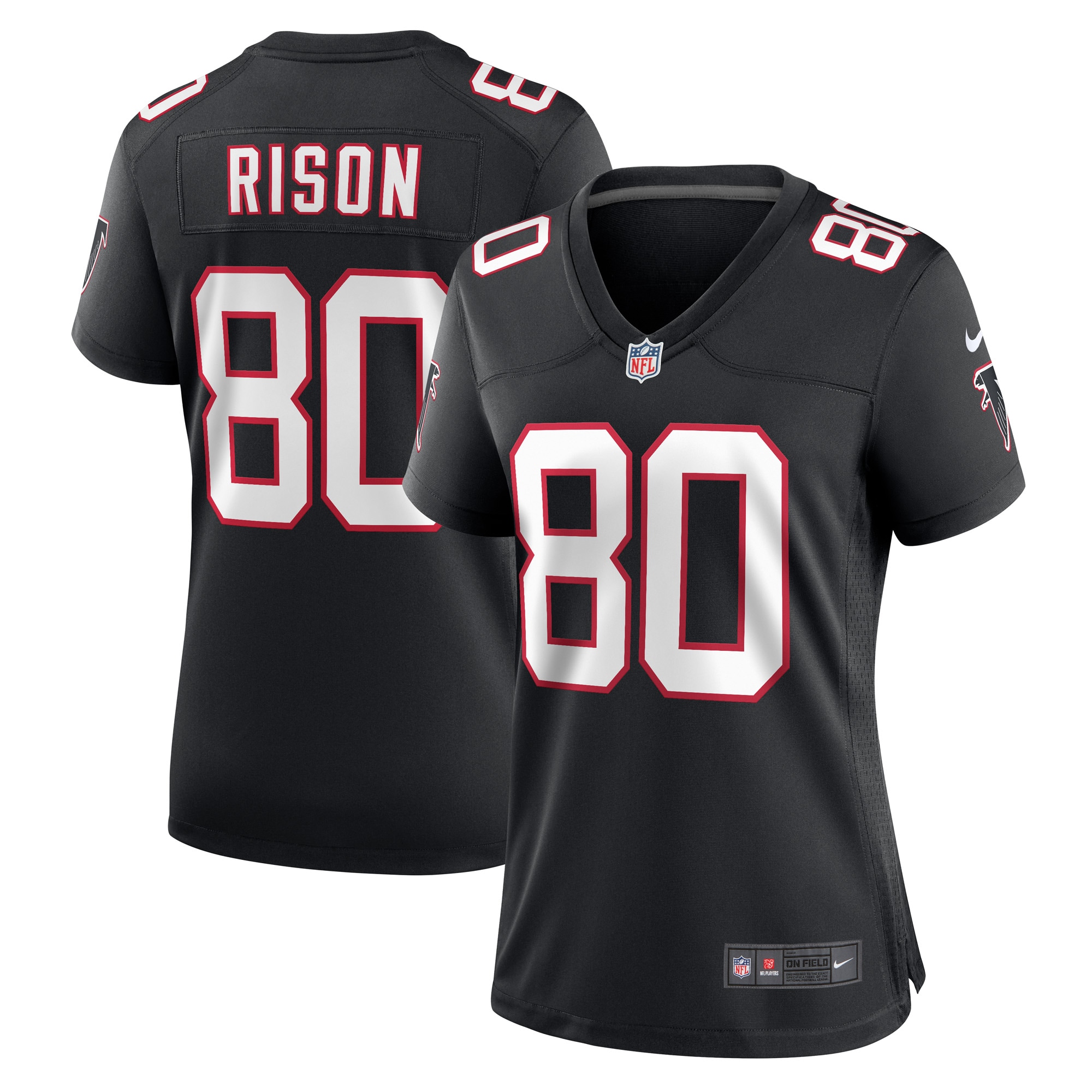 Women’s Atlanta Falcons Andre Rison Black Retired Player Jersey