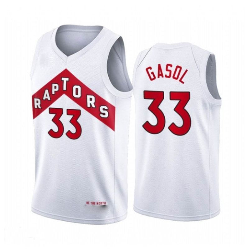 Toronto Raptors Marc Gasol #33 2020 NBA New Arrival White Jersey