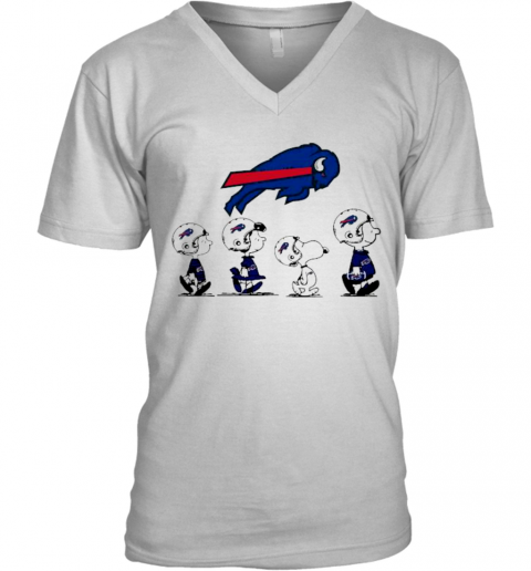 The Peanuts Buffalo Bills V-Neck T-Shirt