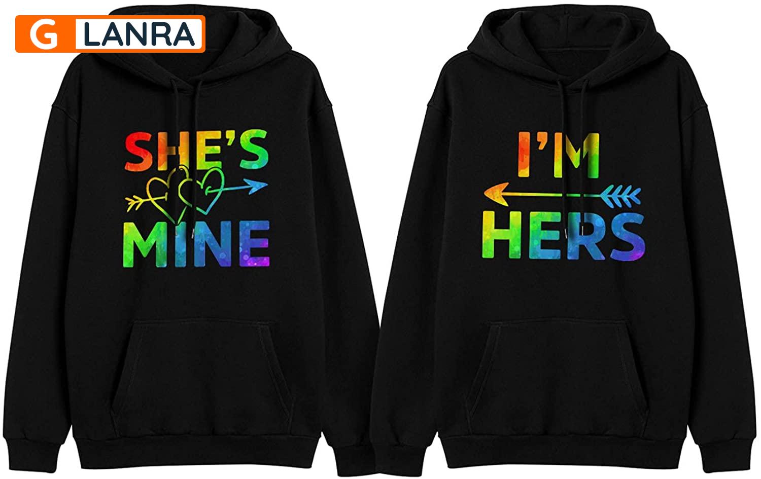 She’S Mine I’M Hers Hoodie, Lgbt Couple Hoodie, Matching Couple Hoodie, Lgbt Hoodie, Husband Wife Hoodie, Unisex Sweater, Sweatshirt