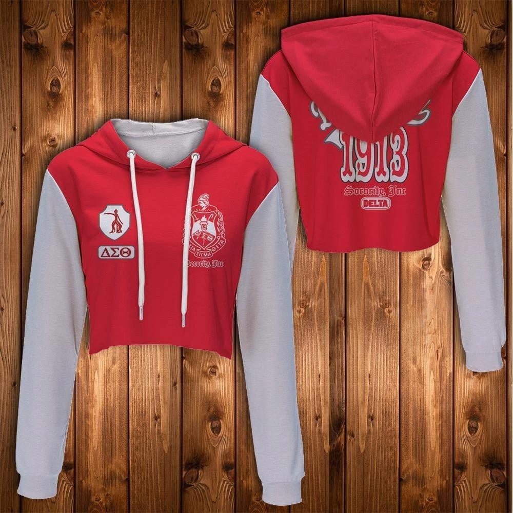 Sorority Hoodie – Delta Sigma Theta 1913 Crop Hoodie