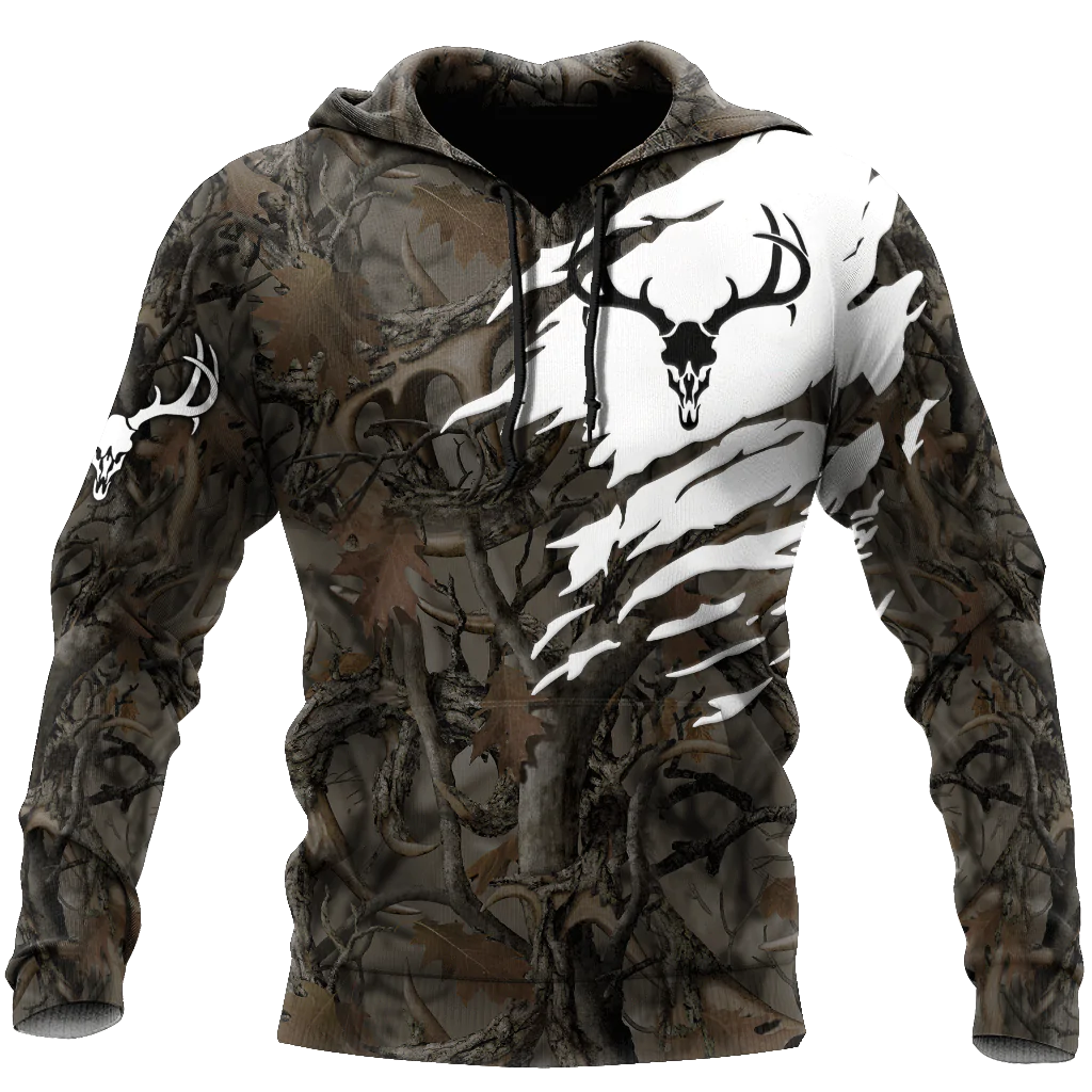 3D Full Print Deer Hunting Hoodies, Retirement Plan On Hunting Hunting Lover Gift Old Hunter Hoodie