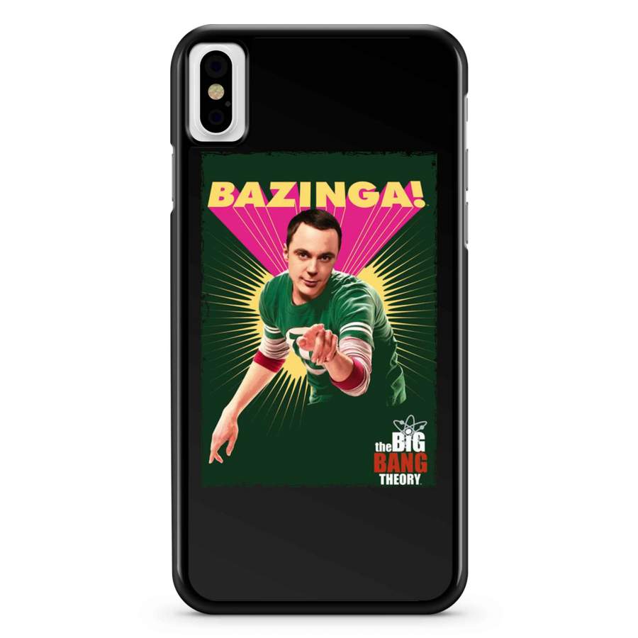 Bazinga The Big Bang Poster iPhone X / XS / XR / XS Max Case