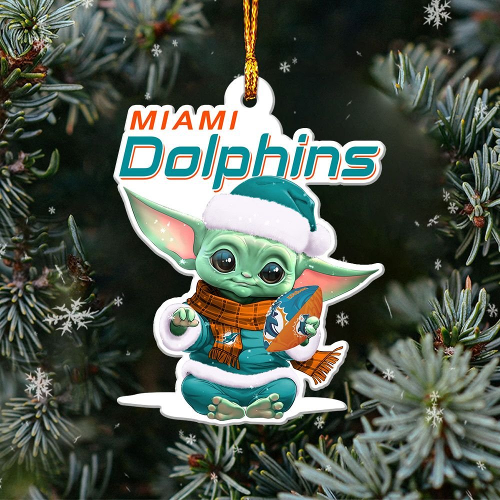 Miami Dolphins Yoda Ornament 04 XXTTT-OR0420