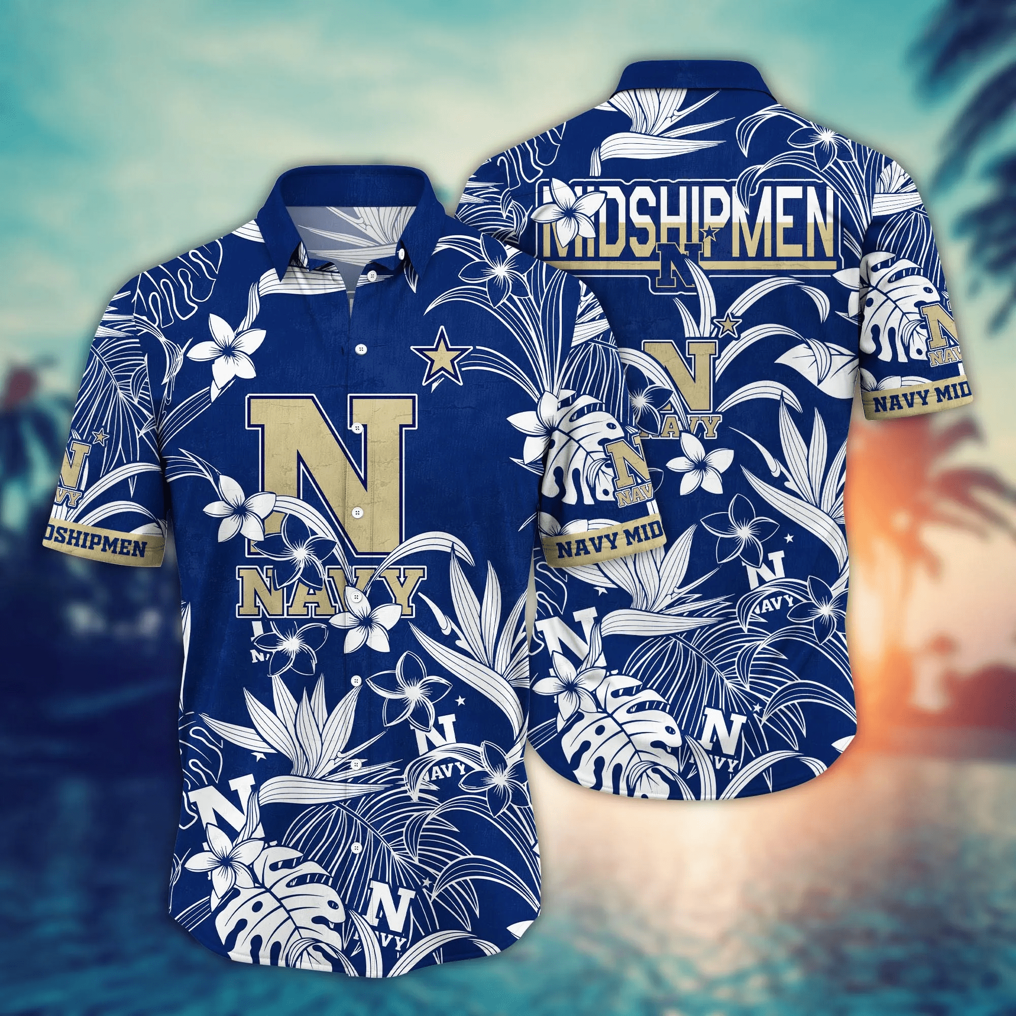 Navy Midshipmen NCCA Hawaiian Shirt Dry Seasontime Football Celebration Shirts