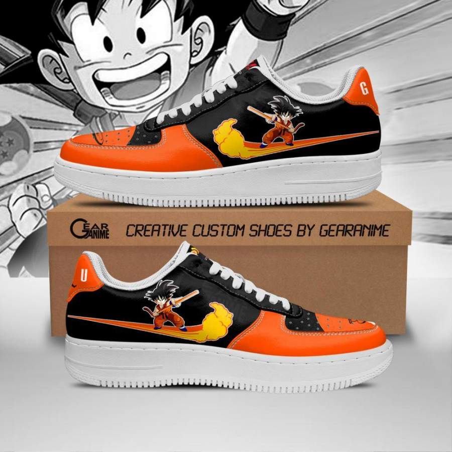 Goku Chico Air Force Sneakers Dragon Ball Anime Custom Shoes