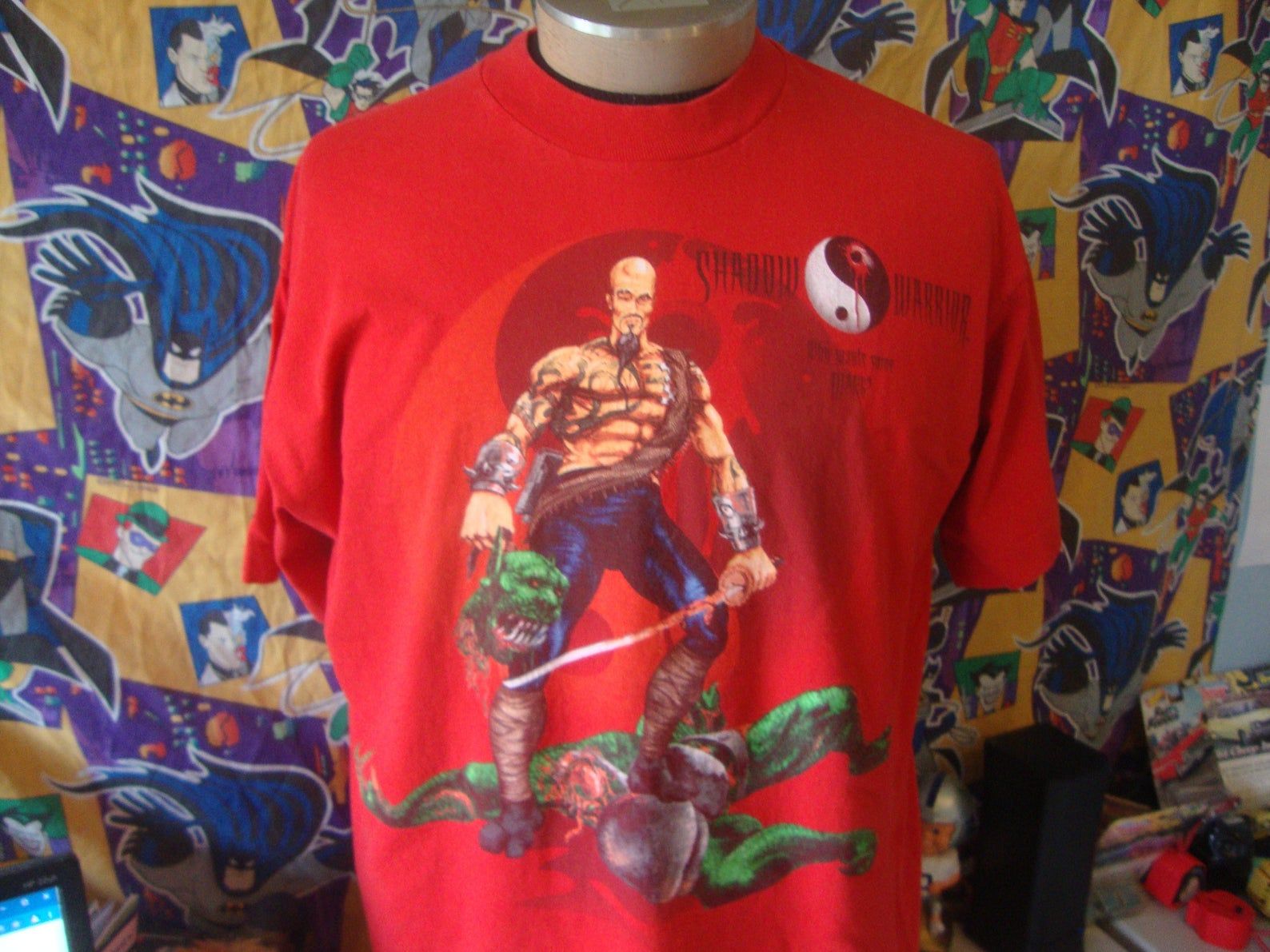 Vintage 90’S Shadow Warrior Who Wants Some Wang 1997 Video Game T Shirt