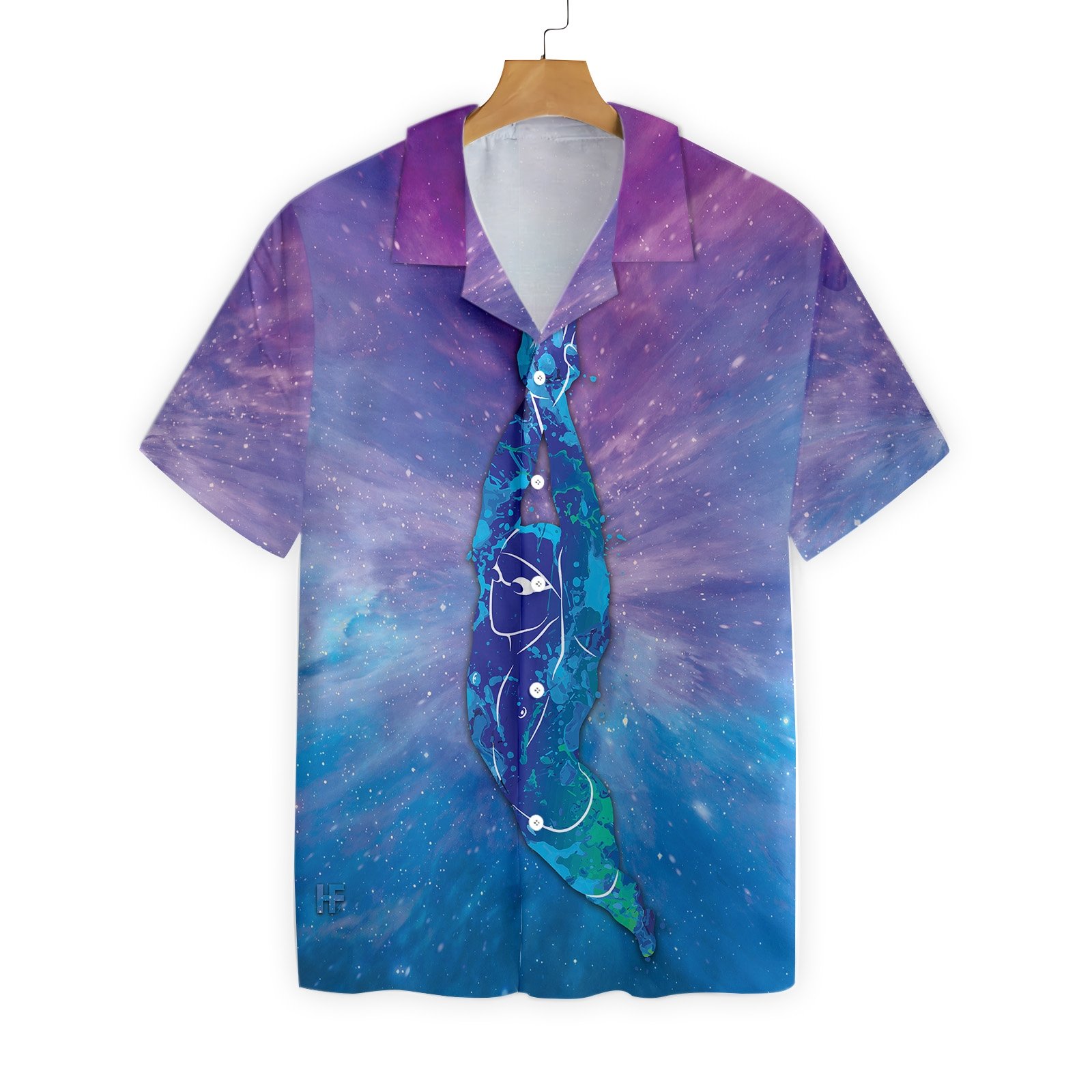 Swimming In The Galaxy 1702 Hawaii Shirt Ha49500