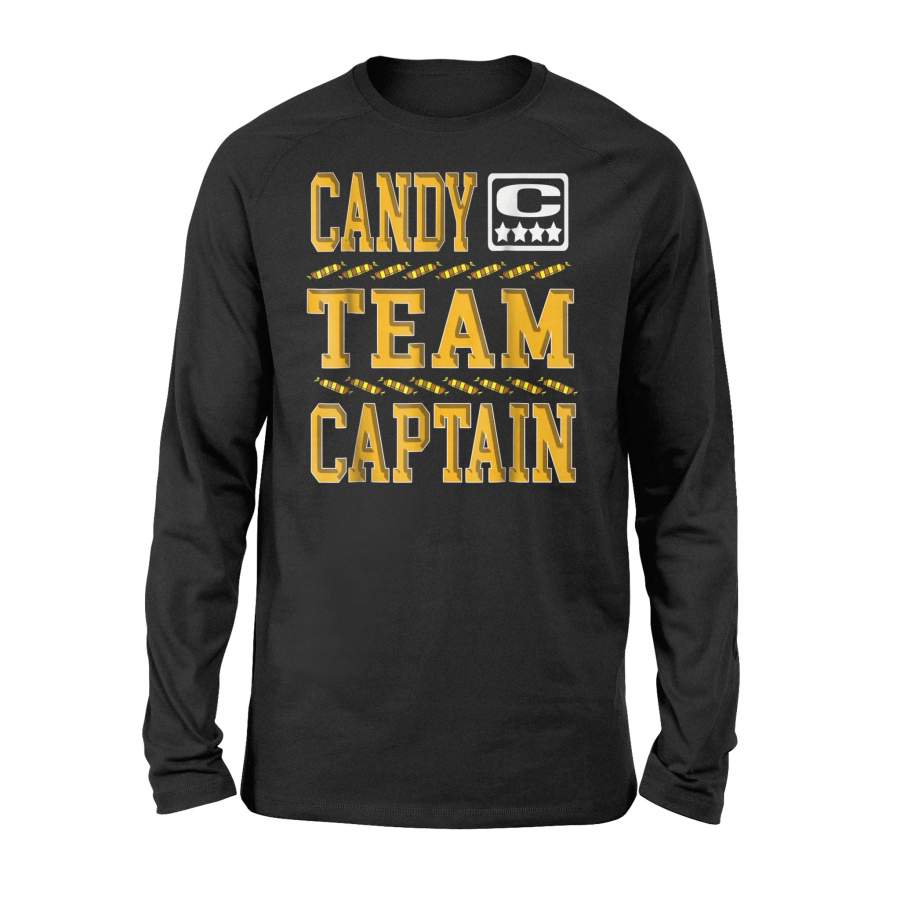 Captain Of Halloween Candy Funny Trick Or Treat Halloween Long Sleeve T shirt