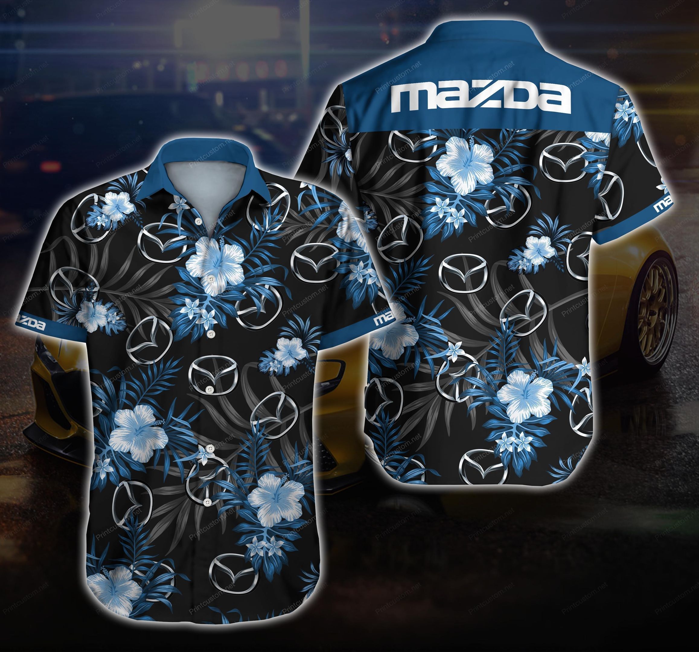 Tlmus Mazda Hawaiian Shirt Ha93041