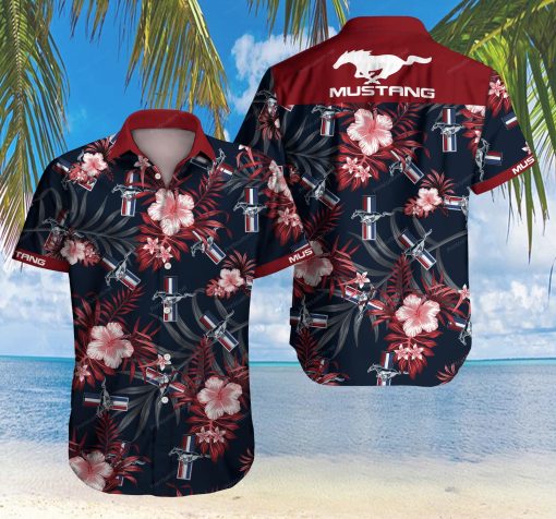 Tlmus Ford Mustang Hawaiian Shirts For Men Ha42128