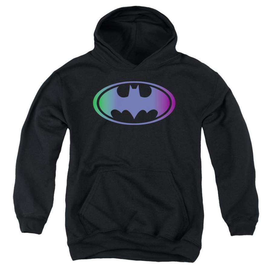 Batman – Gradient Bat Logo Youth Pull Over Hoodie