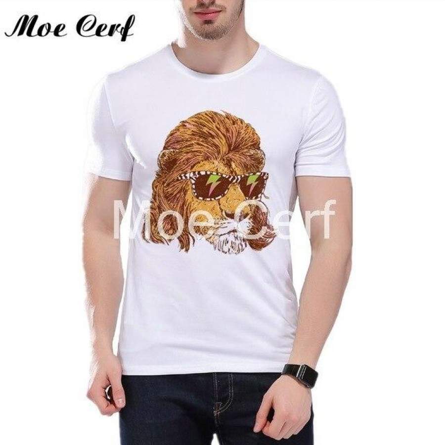 Lovely Dogs Printed T-shirt Men Fashion vintage pugs French Bulldog tops hiphop Animal Graphic