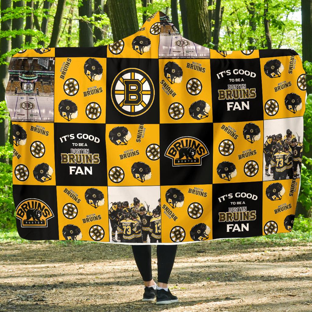 Its Good To Be A Boston Bruins Fan Gift For Fan 3D Full Printing Hooded Blanket 9084