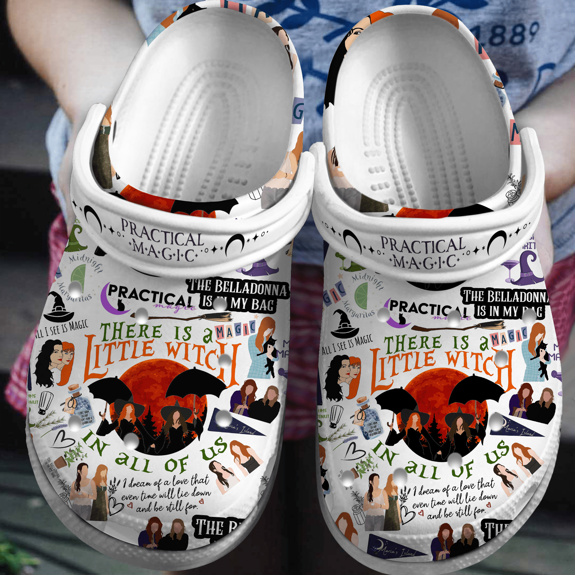 Practical Magic Movie Crocss Clogs For Men Women And Kid Bm1411-1166-1