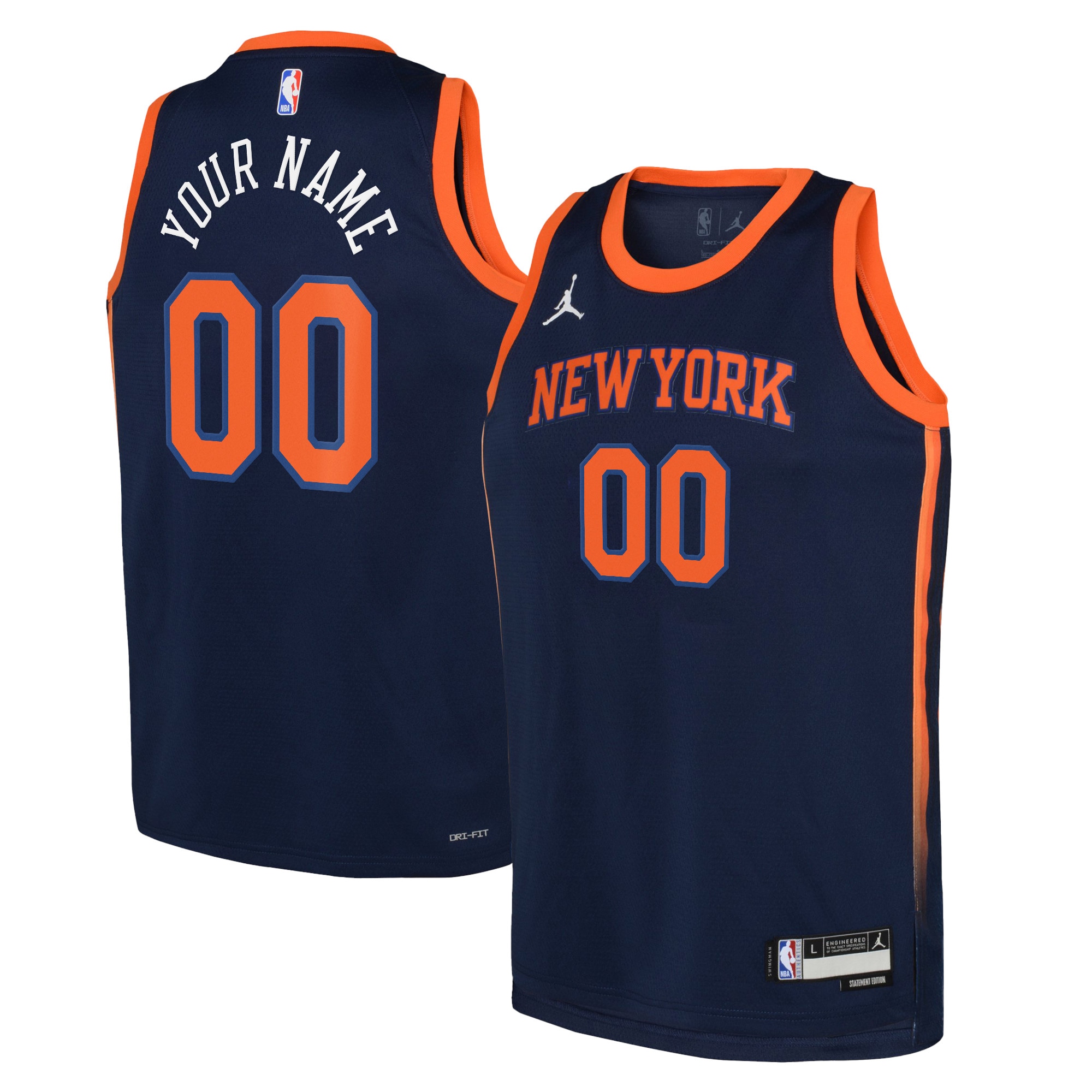 New York Knicks Jordan Statement Swingman Jersey 22 – Custom – Youth