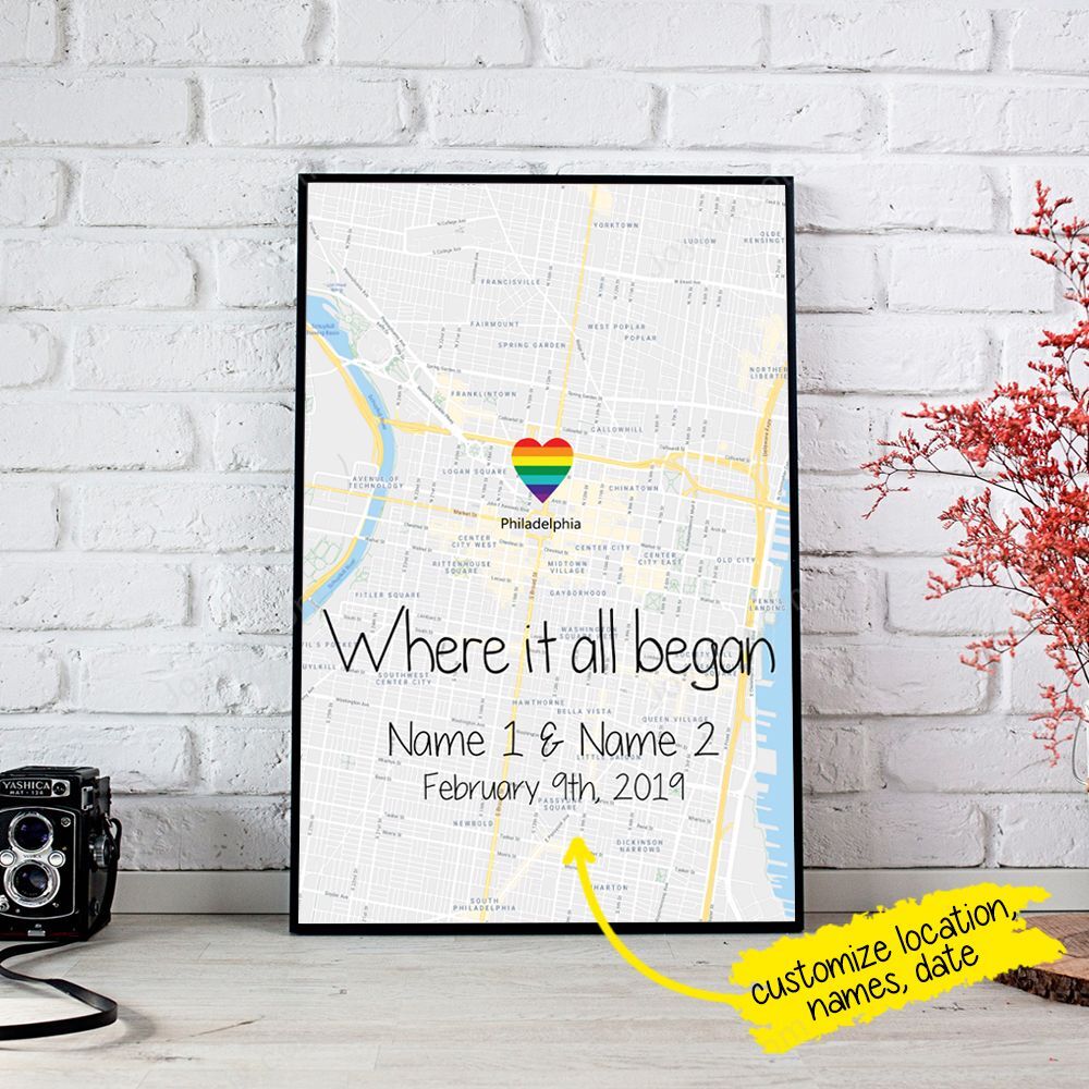 Personalized Where It All Began Poster - Poster Art Design