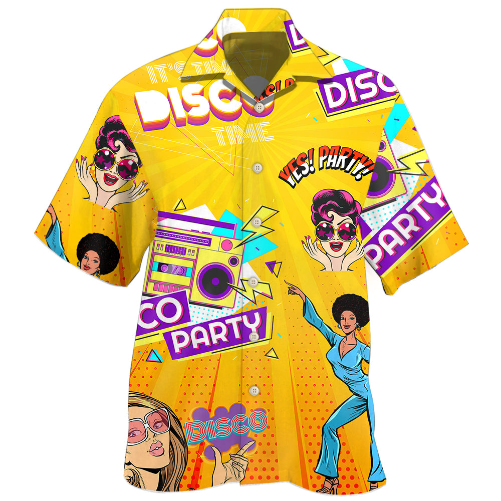 Disco Music Time To Party Hawaii Shirt Ha18897