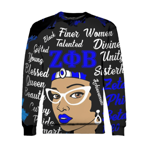 Zeta Phi Beta Finer Women All Over Print